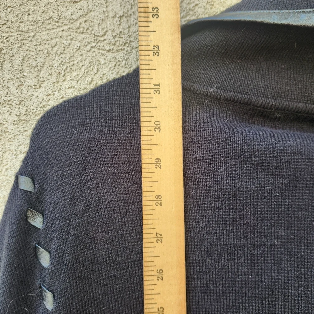 Patricia Nash Black Cape Elegant Outerwear - Picture 8 of 9